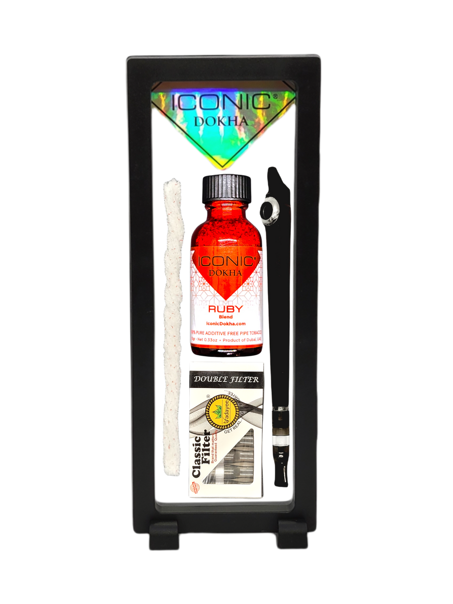 Iconic Dokha Ruby Blend Pipe Tobacco Starter Kit ICONIC DOKHA